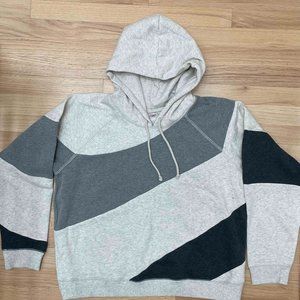 Faherty Riptide Hoodie - Gray Colorblock - XL